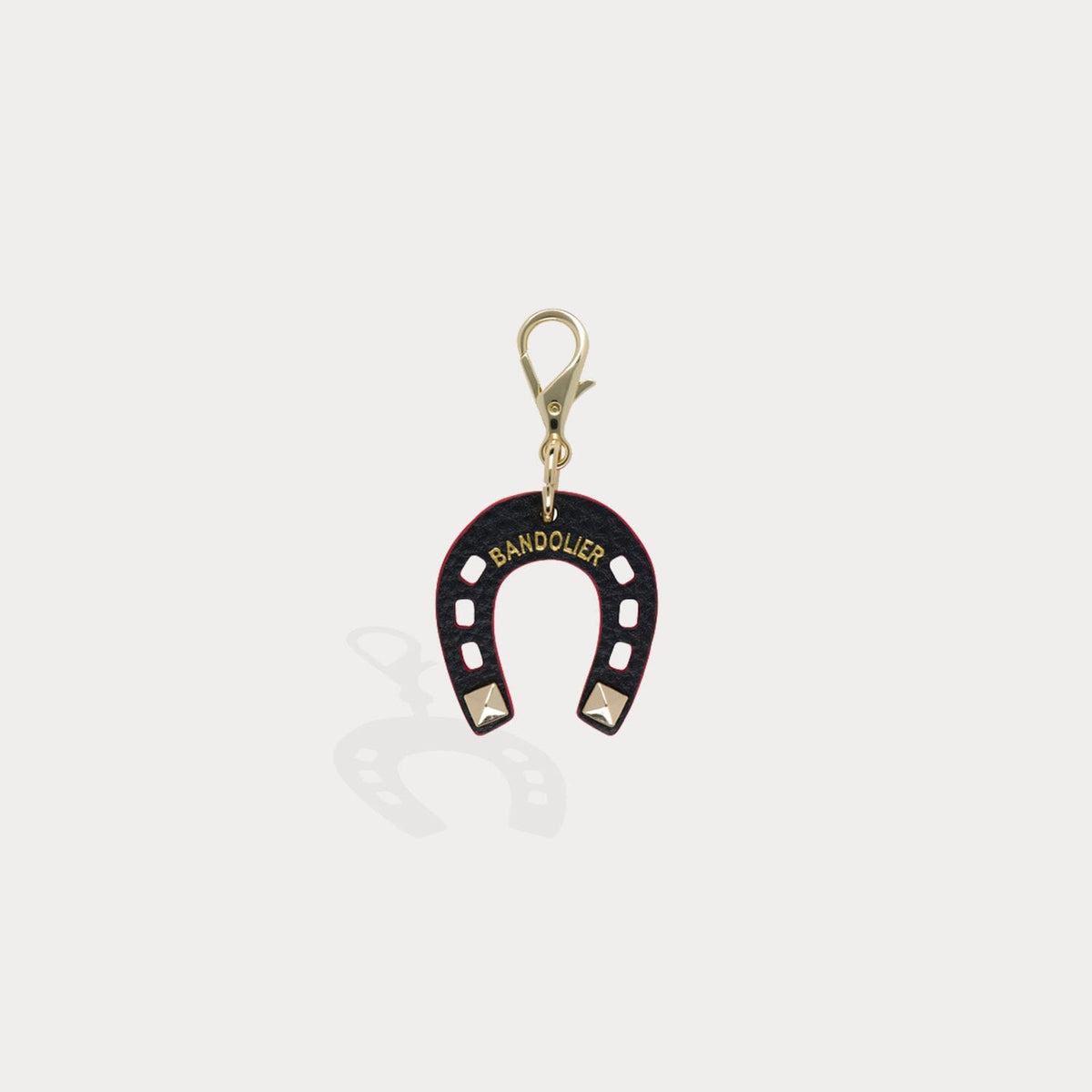 Horseshoe Charm Black/Gold – Bandolier