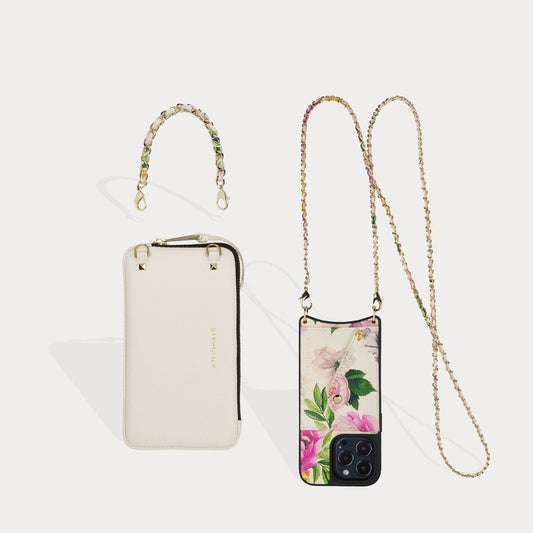 Lily Set - Ceci Ivory Floral/Gold pack Bandolier 