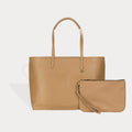 Tote and Clutch Set - Tan/Gold pack Bandolier 