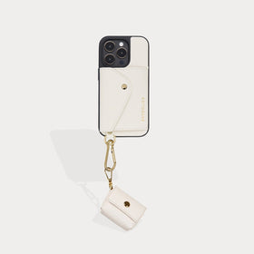 Ryder Carabiner with AirPod - Ivory/Gold pack Bandolier 