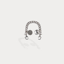 Hailey + Charm Wristlet Set - Black/Silver