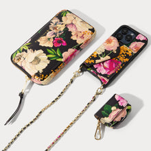 Avery AirPods Clip-On Pouch - Ceci Black Floral/Gold