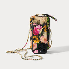 Expanded Zip Pouch - Ceci Black Floral/Gold