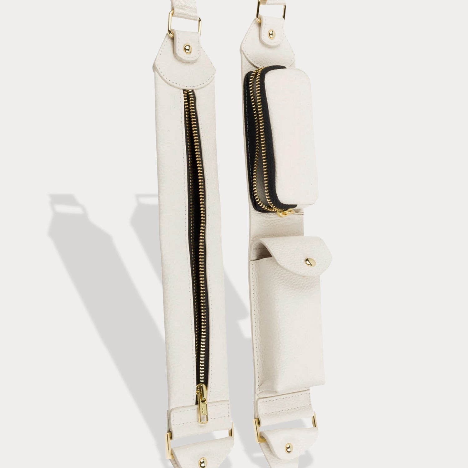 Billie Utility Crossbody iPhone Case - Ivory/Gold – Bandolier