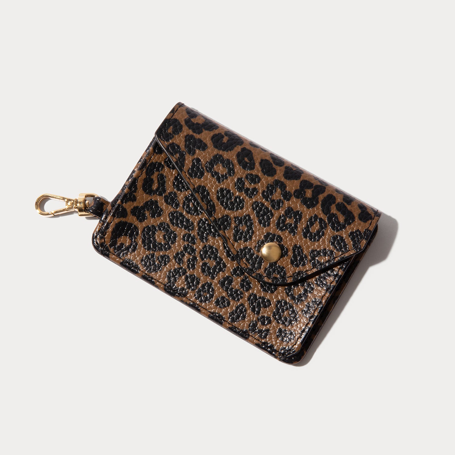 Add-On Magnet Wallet - Dark Leopard/Gold