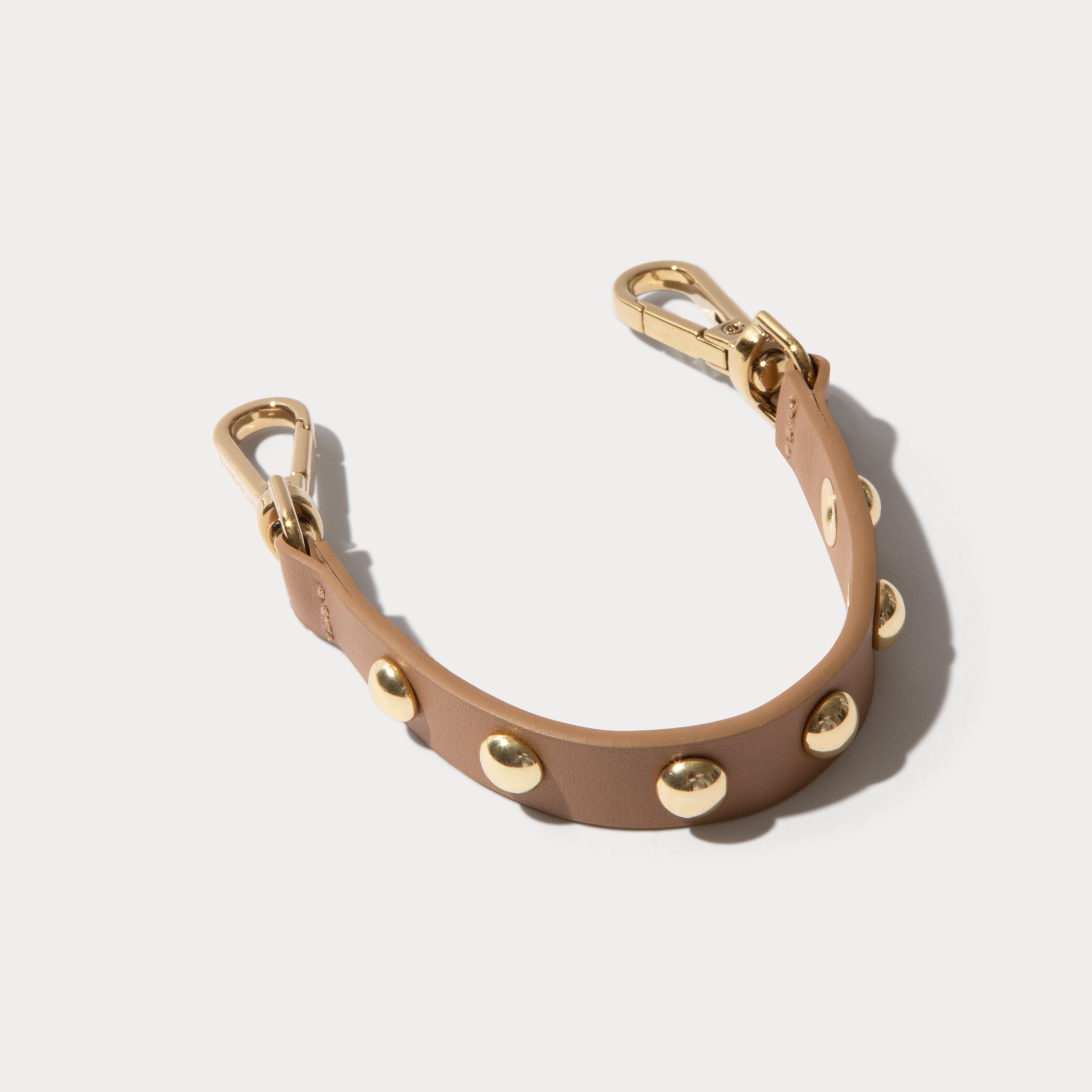 Annie Wristlet - Tan/Gold