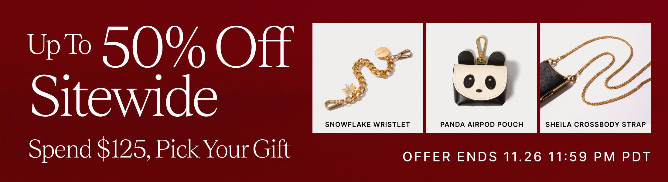 Avery AirPods Clip-On Pouch - Greige/Silver