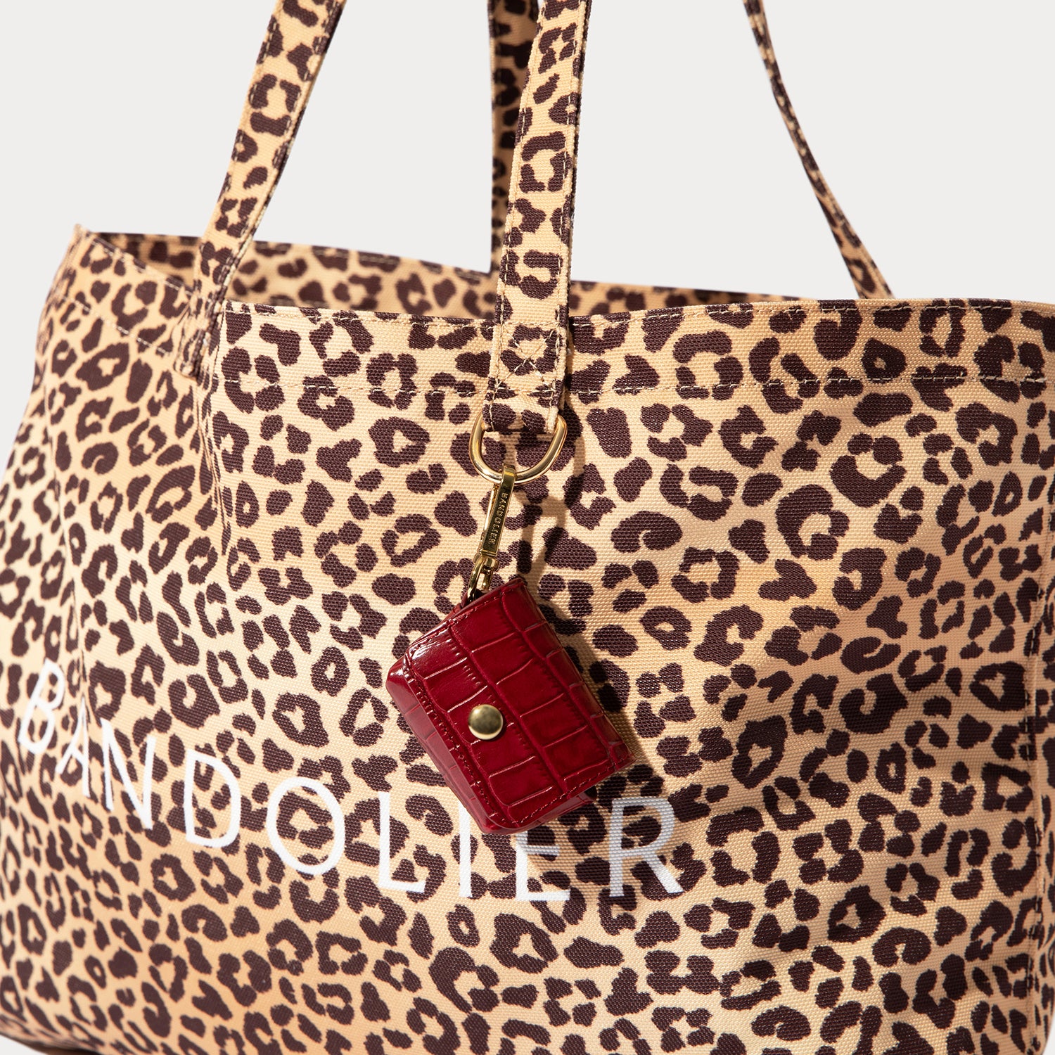 Leopard Tote - Leopard/Gold