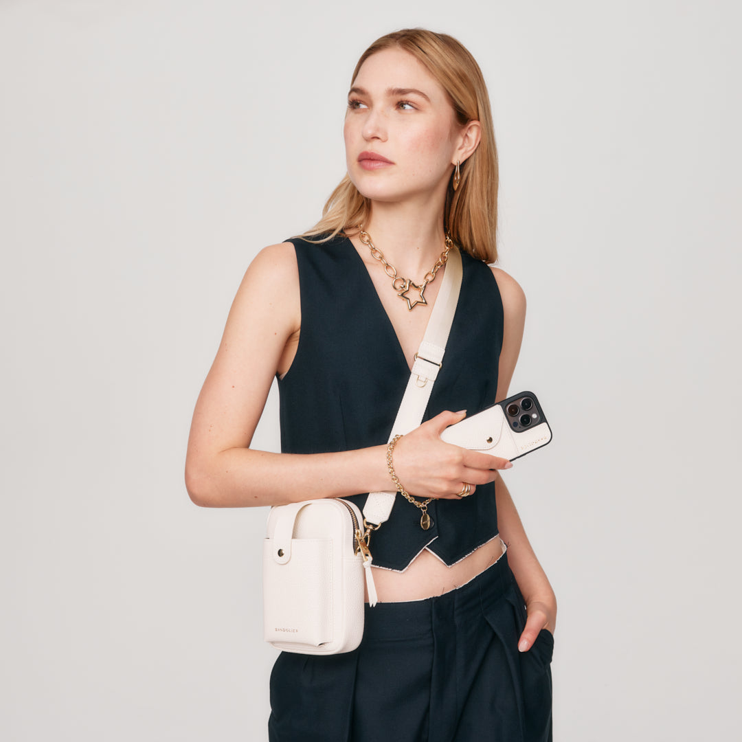 Dillon Bag - Ivory/Gold