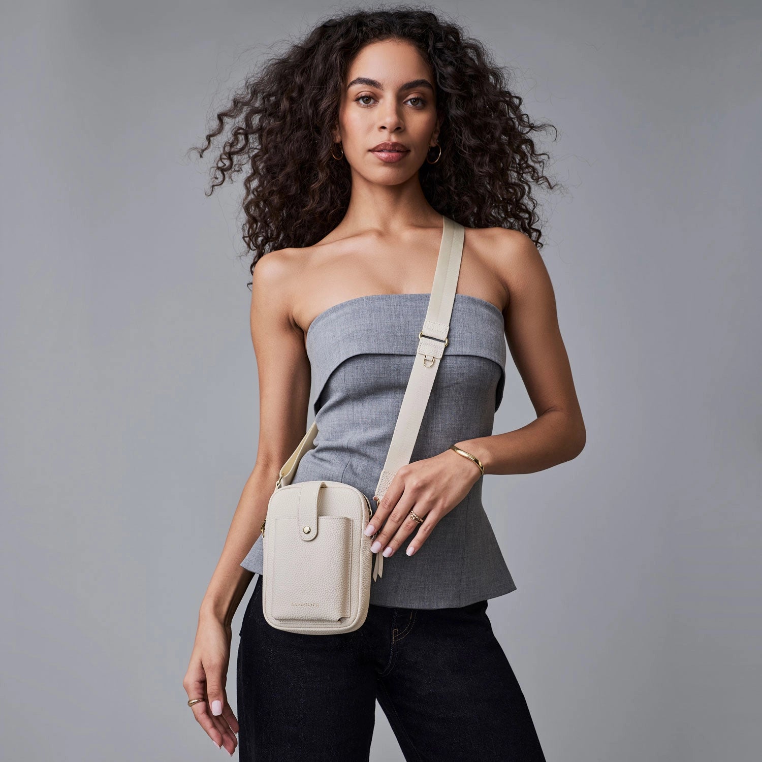 Dillon Bag - Ivory/Gold