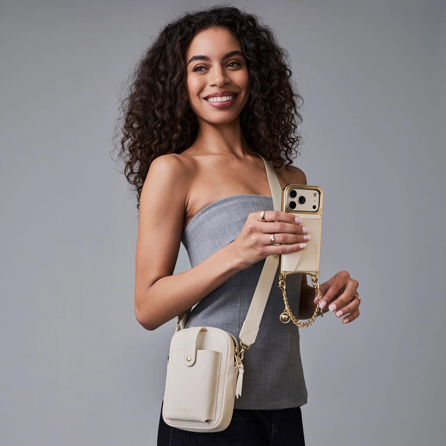 The Carry All Gift Set - Ivory/Chrome Gold