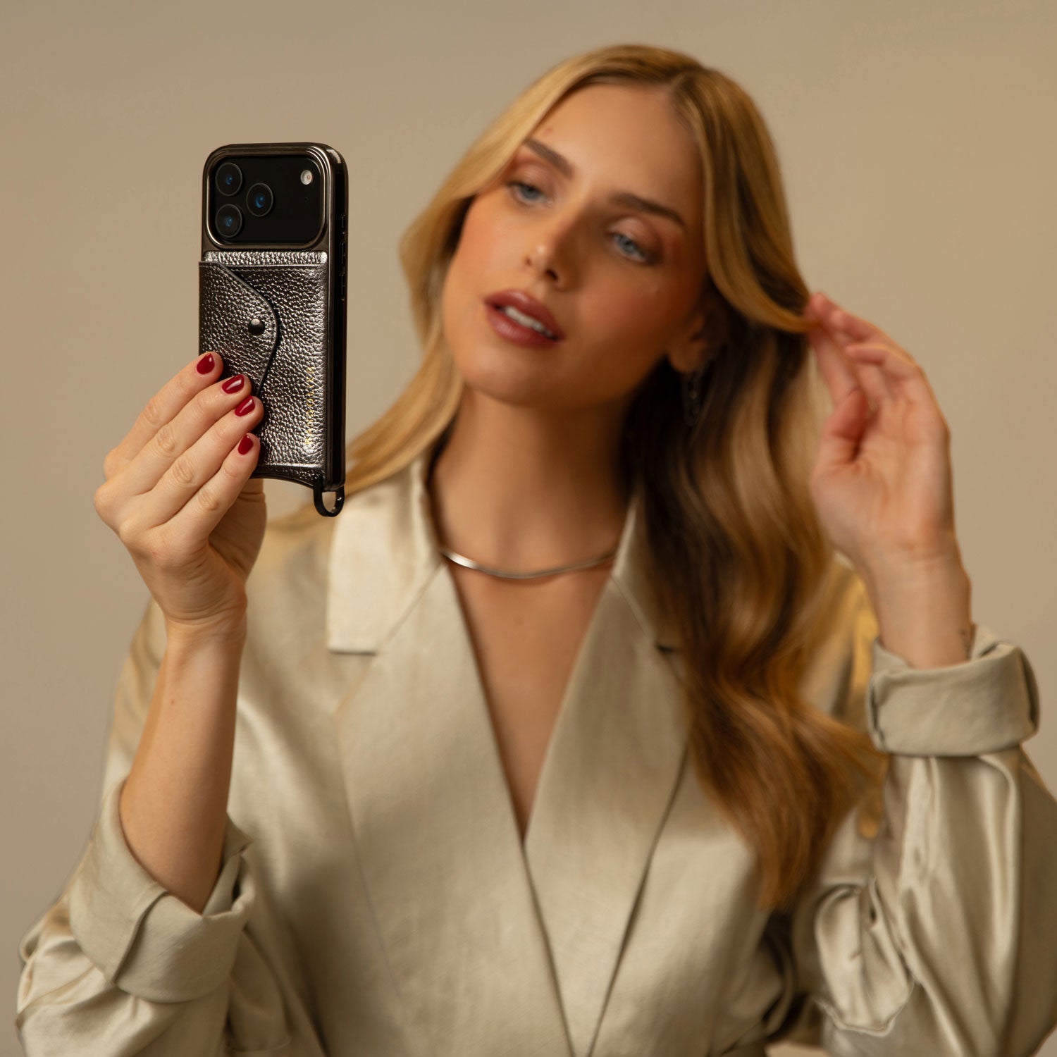 Donna Essentials Set - Metallic Pewter/Pewter