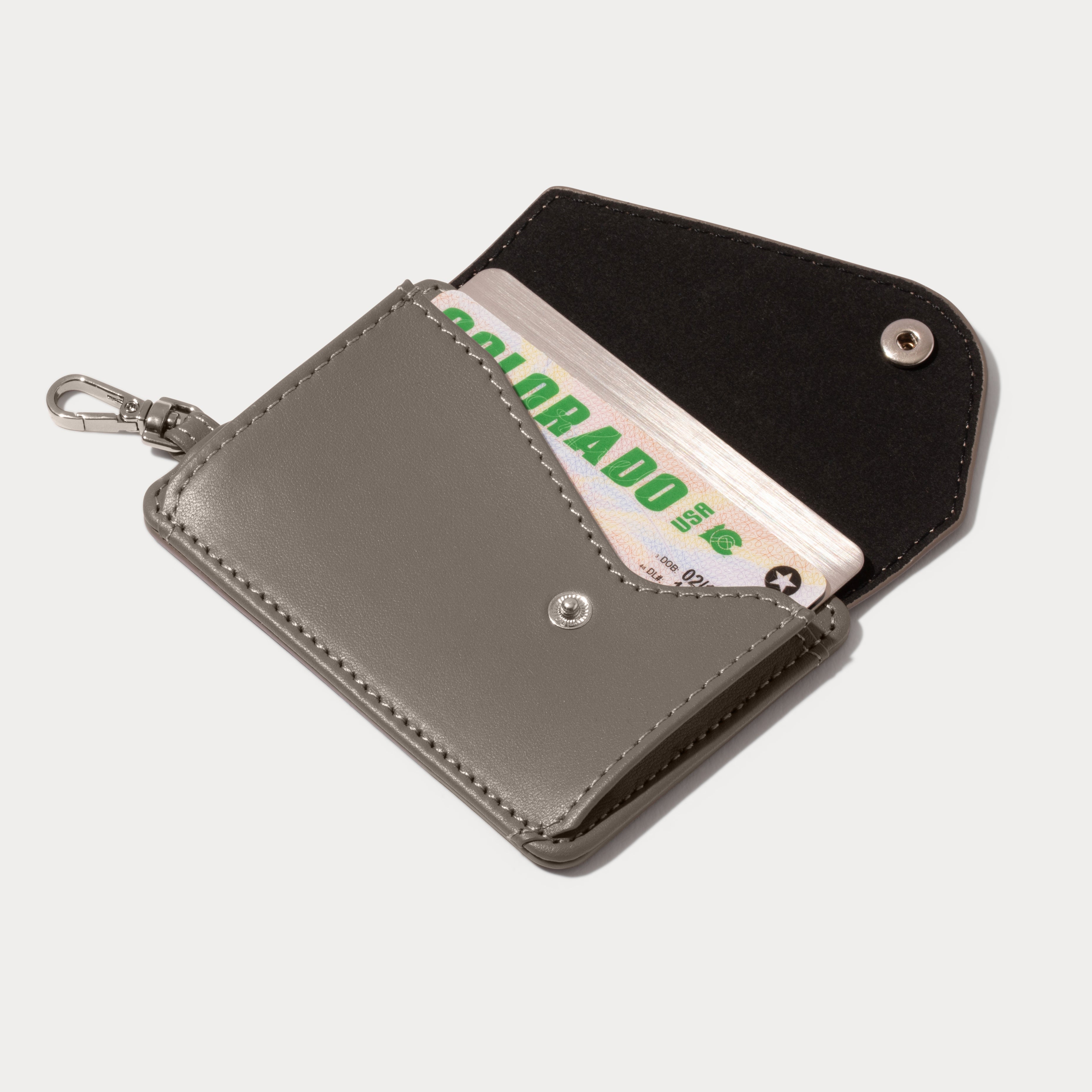 Add-On Magnet Wallet - Warm Gray/Antique Silver
