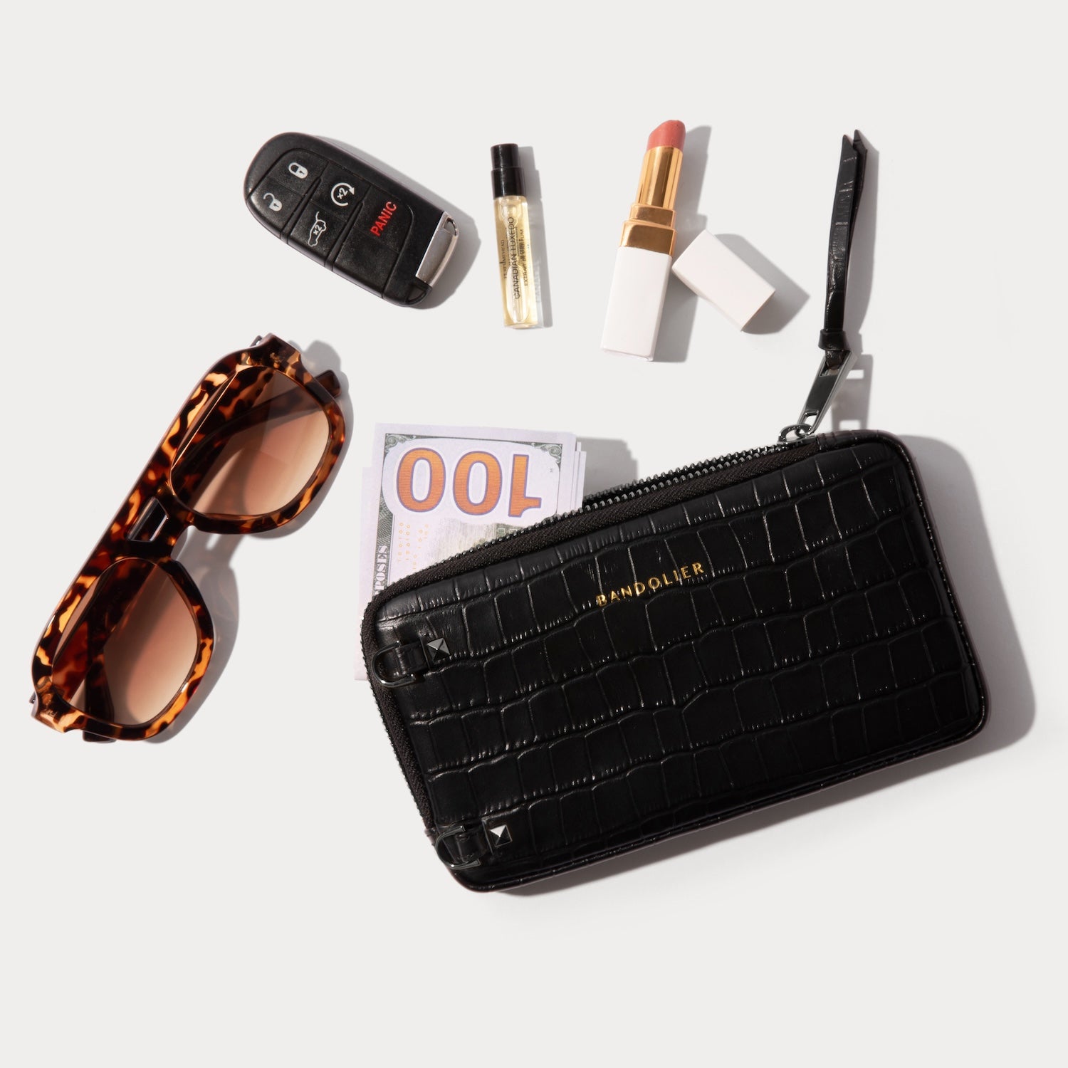 Remi Magnet Essentials Set - Black Croc/Pewter