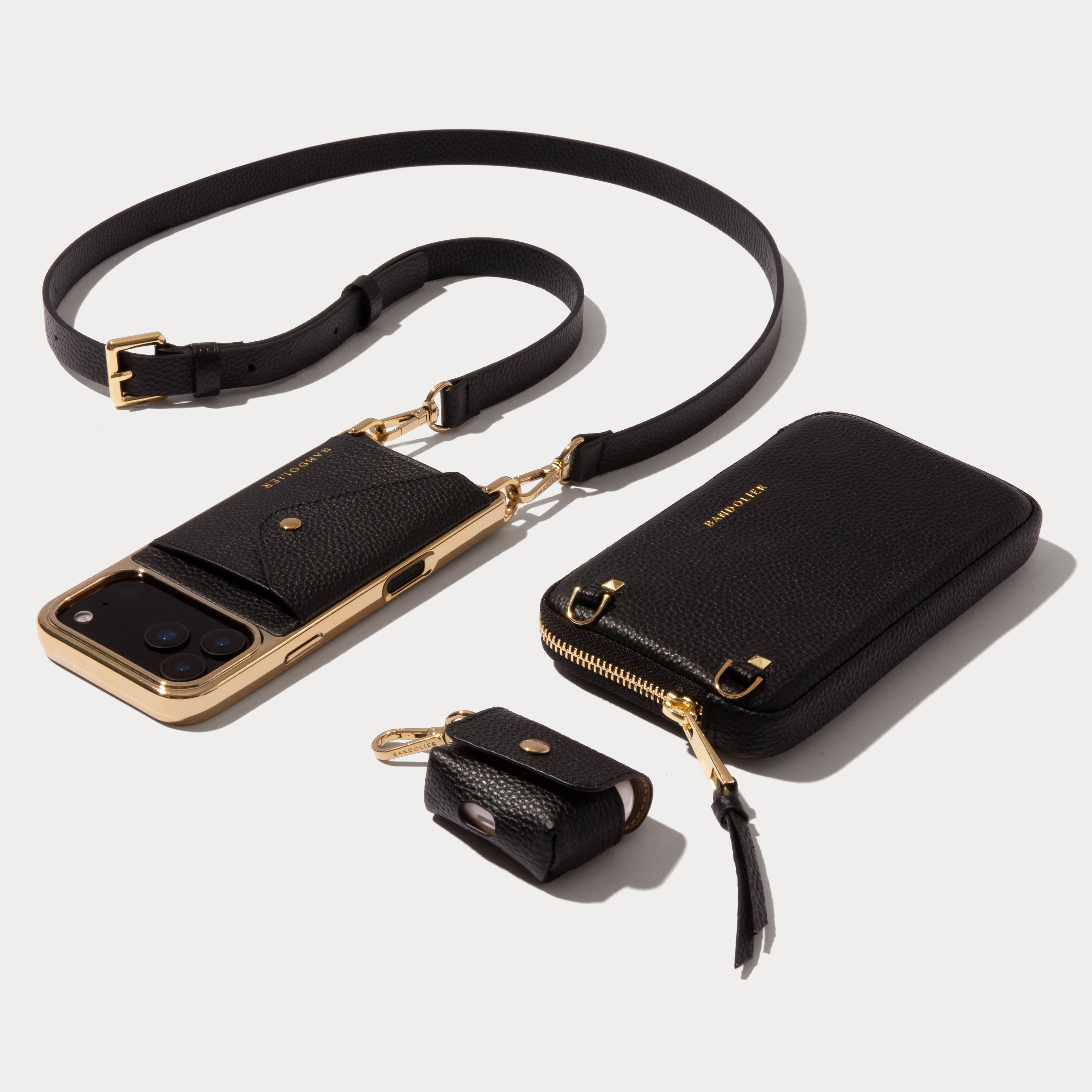 Hailey Essentials Set - Chrome Black/Gold