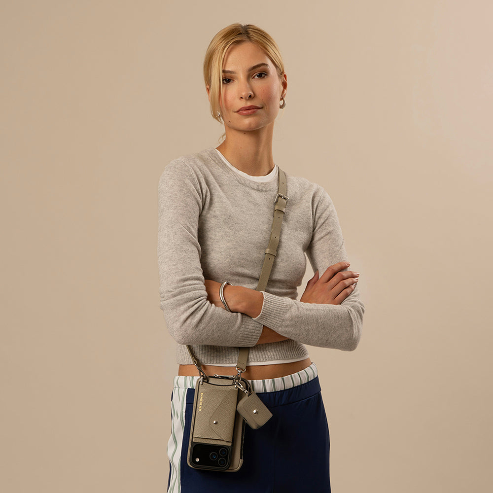 Hailey Greige Set - Greige/Silver