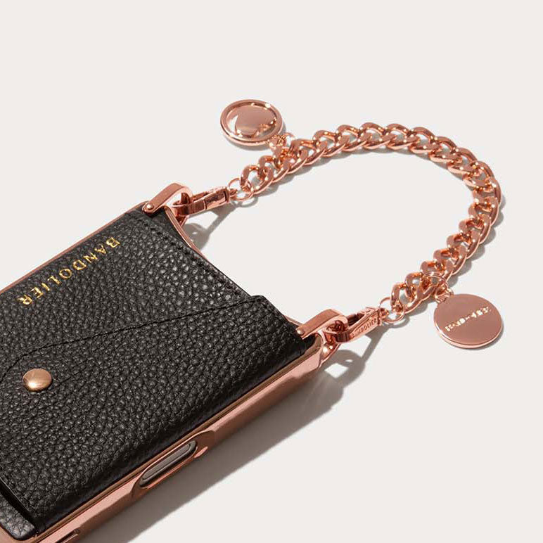 Wristlet Circle Heart Charm - Rose Gold/Rose Gold