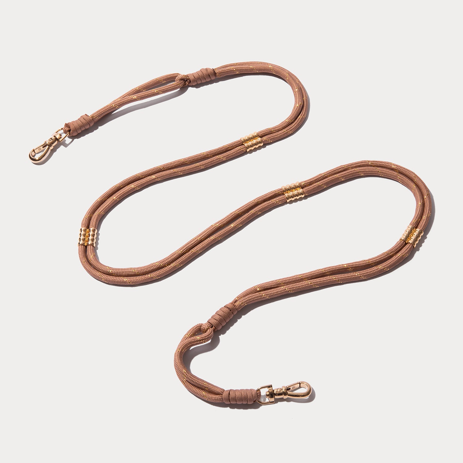 Layla Rope Strap - Tan/Gold