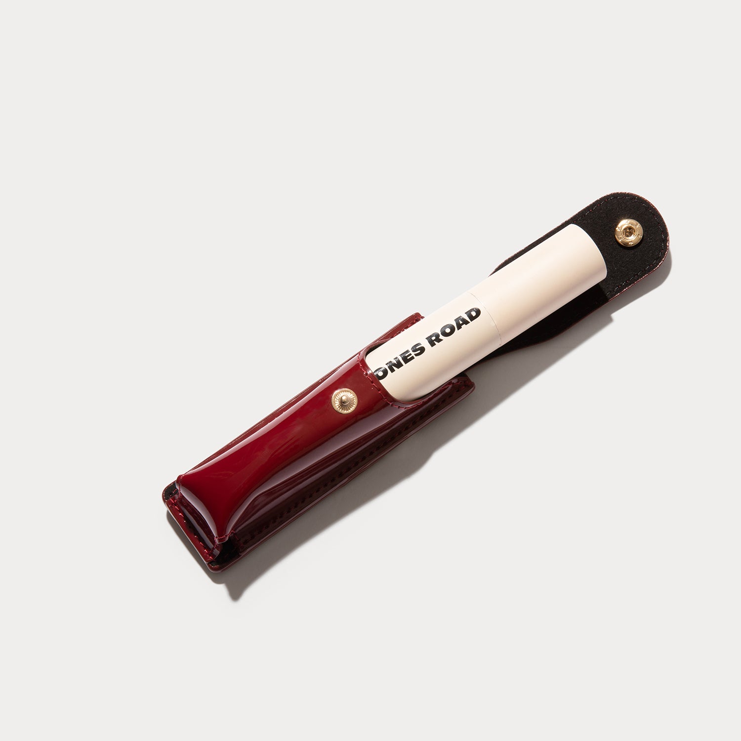 Ivy Magnet Wallet &amp; Lip Pouch Set - Cranberry/Gold