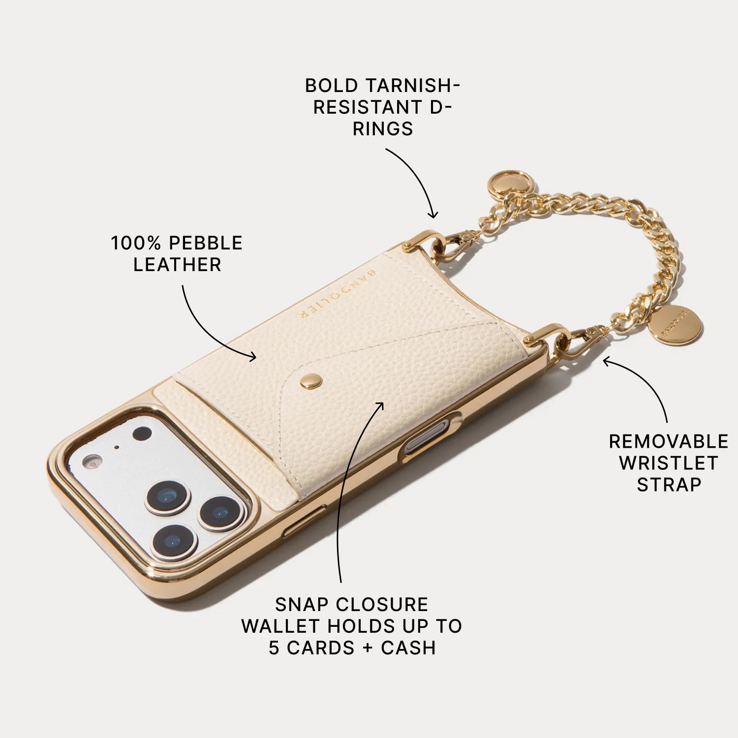 The Carry All Gift Set - Ivory/Chrome Gold