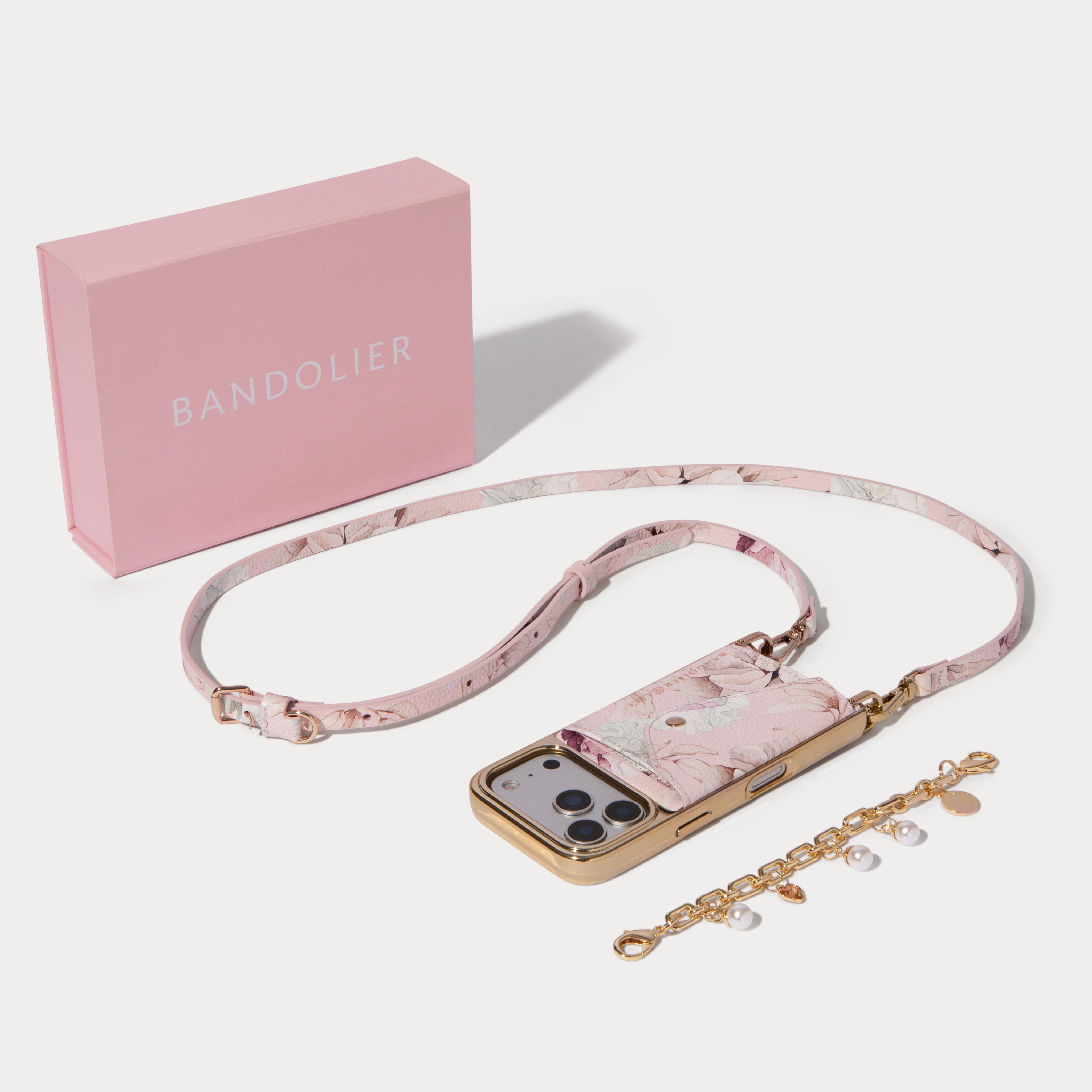 The Intro Gift Set - Ceci Pink Floral/Chrome Gold