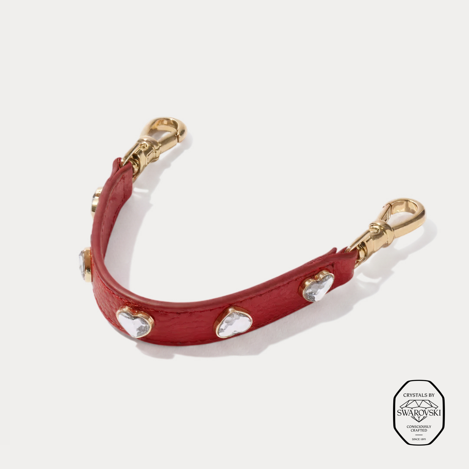 Demi Wristlet - Red/Gold