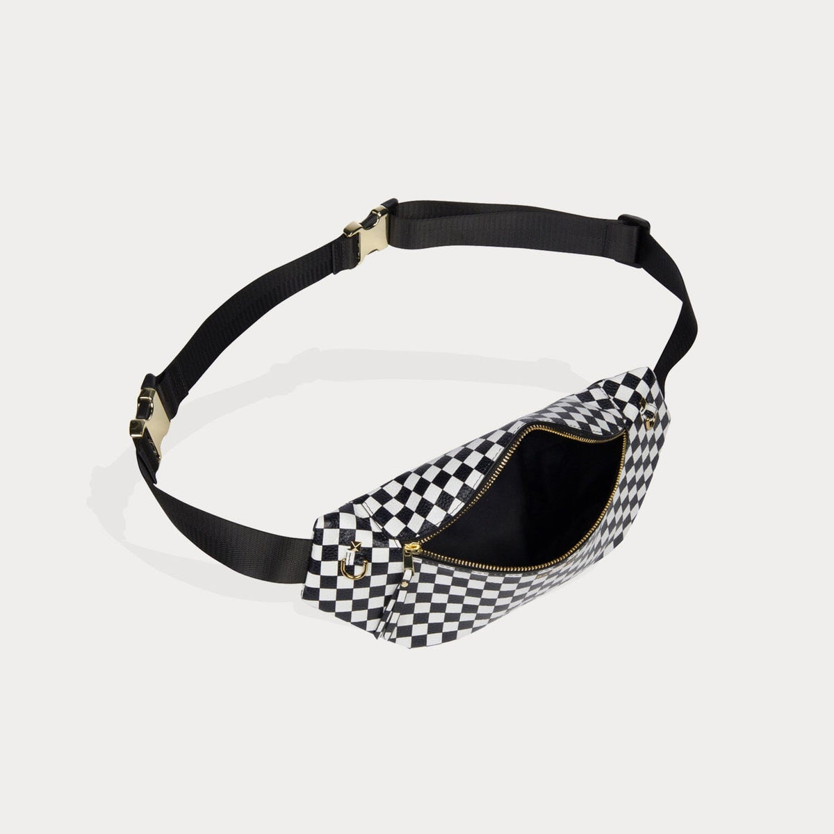 Fanny Pack in Checker/Gold | Bandolier Style
