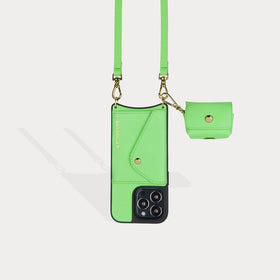 Avery AirPod Clip-On Pouch - Neon Green/Gold Pouch Core Bandolier 
