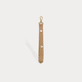 Ava Pebble Leather Wristlet - Tan/Gold Accessories Bandolier 