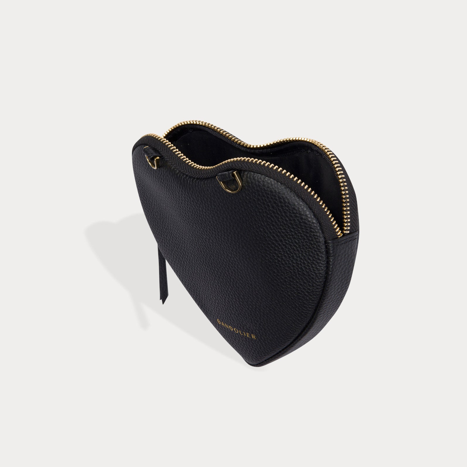 Expanded Heart Pouch - Black/Gold