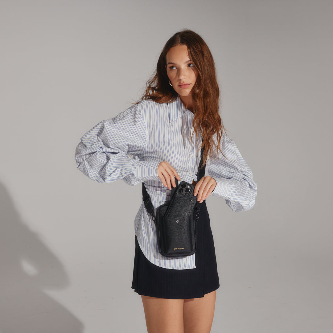 Dillon Bag - Black/Pewter – Bandolier