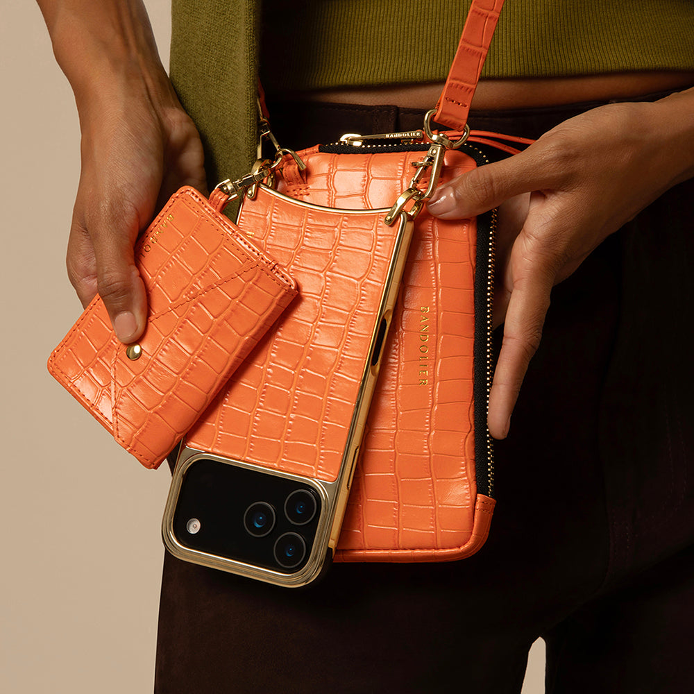 Remi Magnet Essentials Set - Orange Croc/Gold