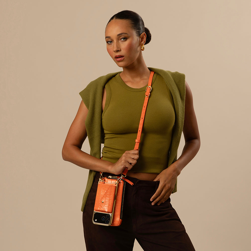 Remi Magnet Essentials Set - Orange Croc/Gold