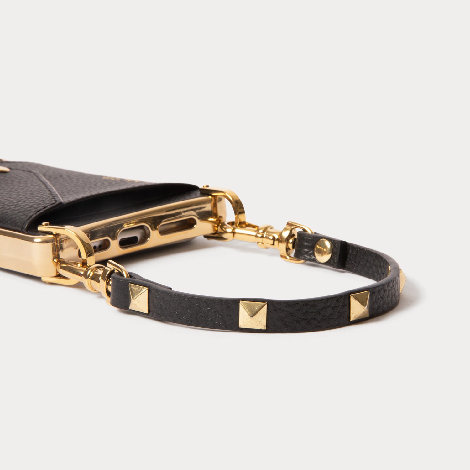 Sarah Bandolet Strap - Black/Gold