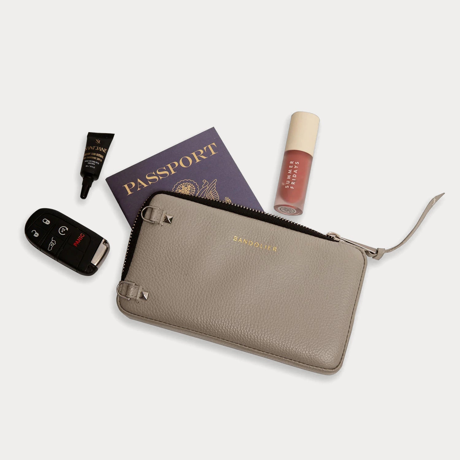 Hailey Greige Set - Greige/Silver