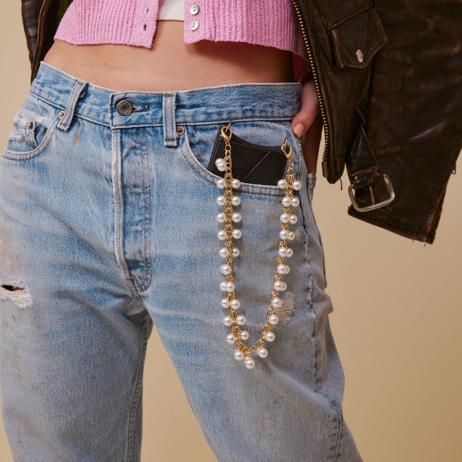 Brandy Melville Circle Chain Belt Circle Chain Belt Brandy