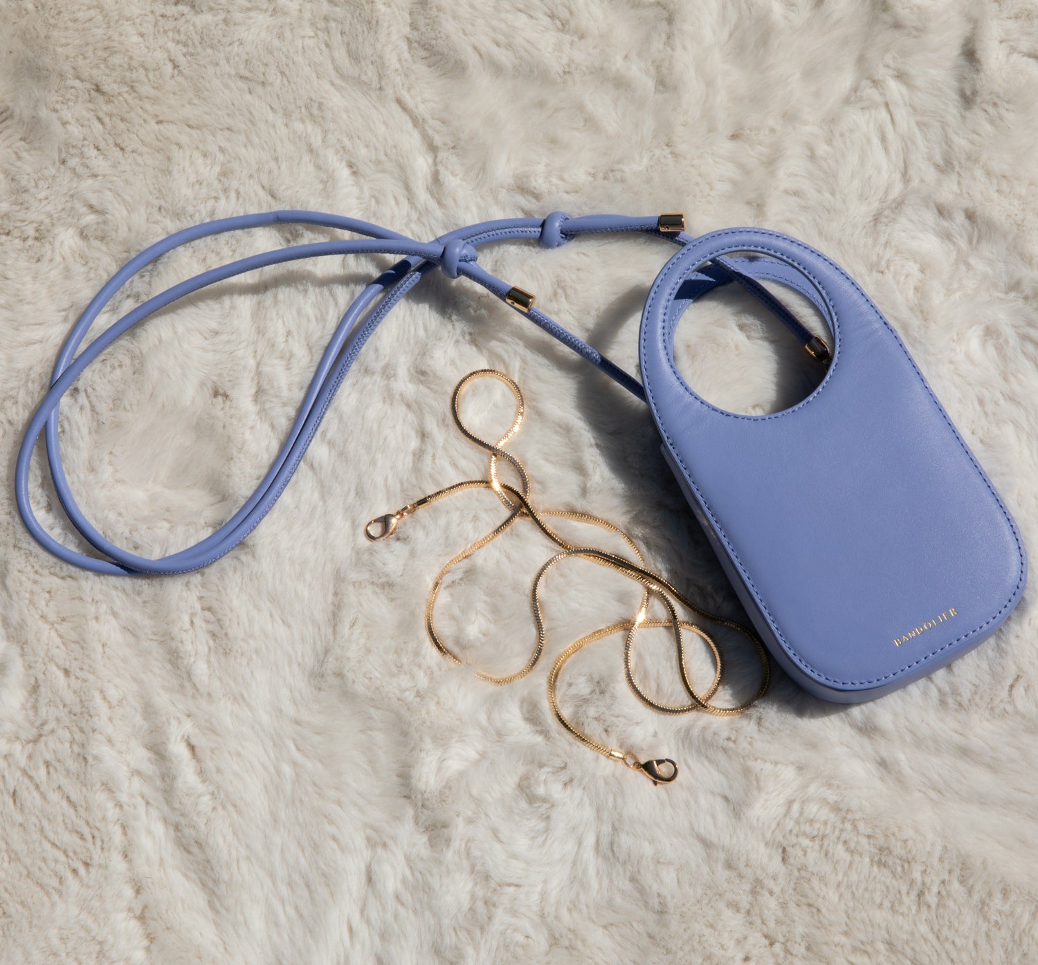 Julian Circle Phone Bag - Lavender/Gold