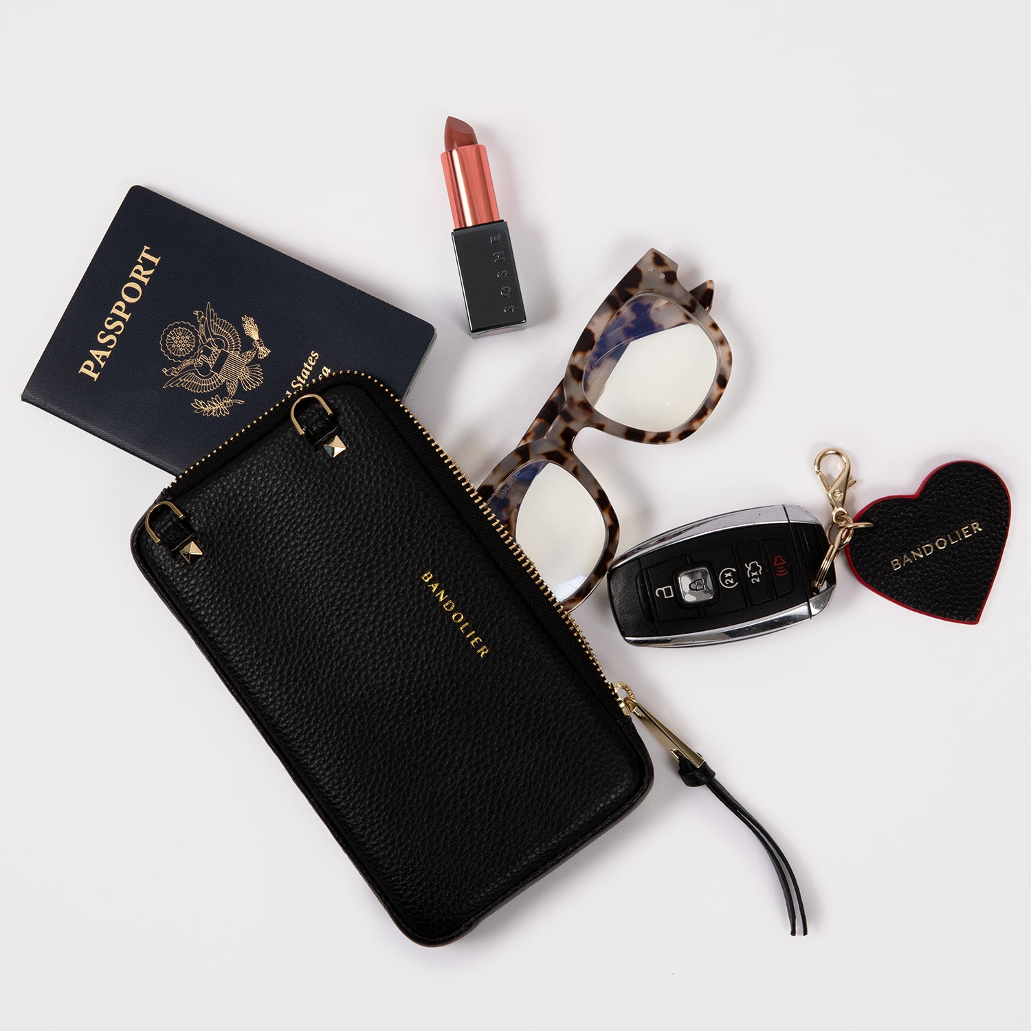 Lily Pouch Set - Black Chrome/Gold