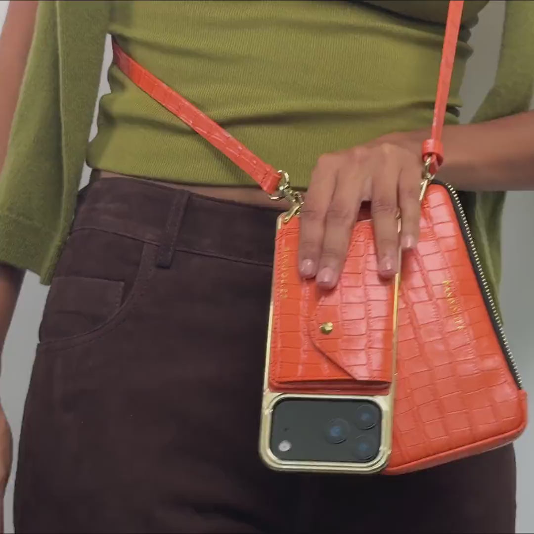 Remi Magnet Essentials Set - Orange Croc/Gold