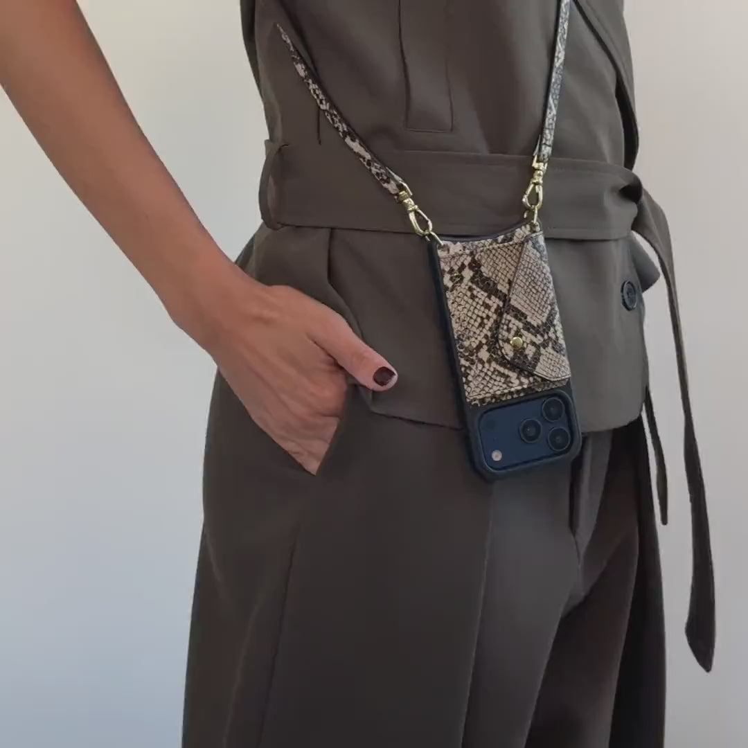 Donna Essentials Set - Grey Snake/Gold