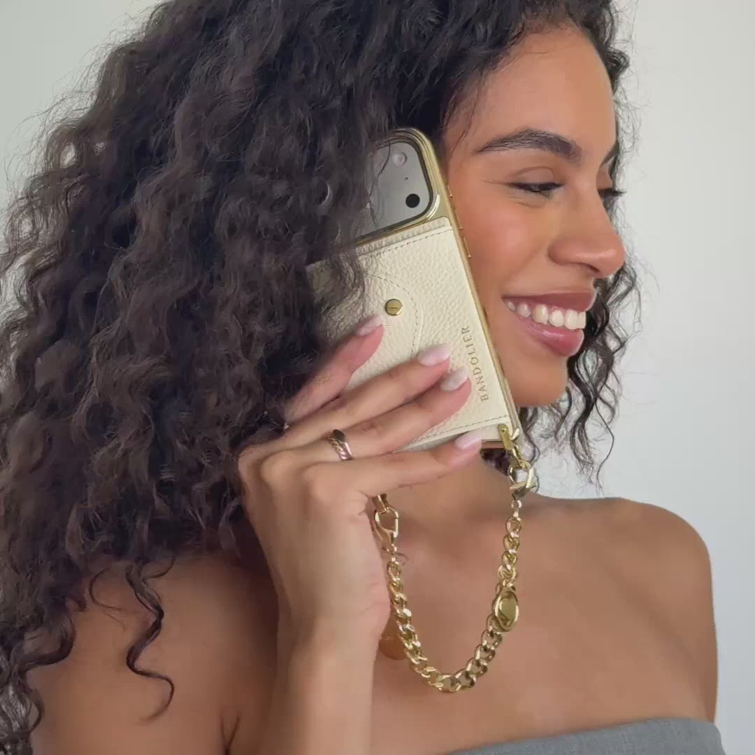 Maya - Ivory/Chrome Gold