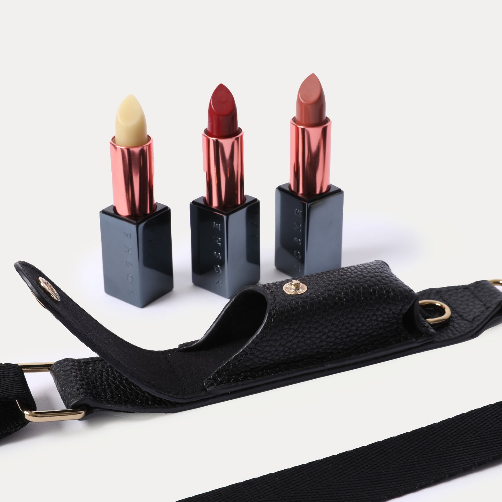 Lana Lipstick Strap Only - Black/Gold