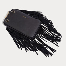 Fringe Expanded Pouch - Black/Gold Pouch Pouch 
