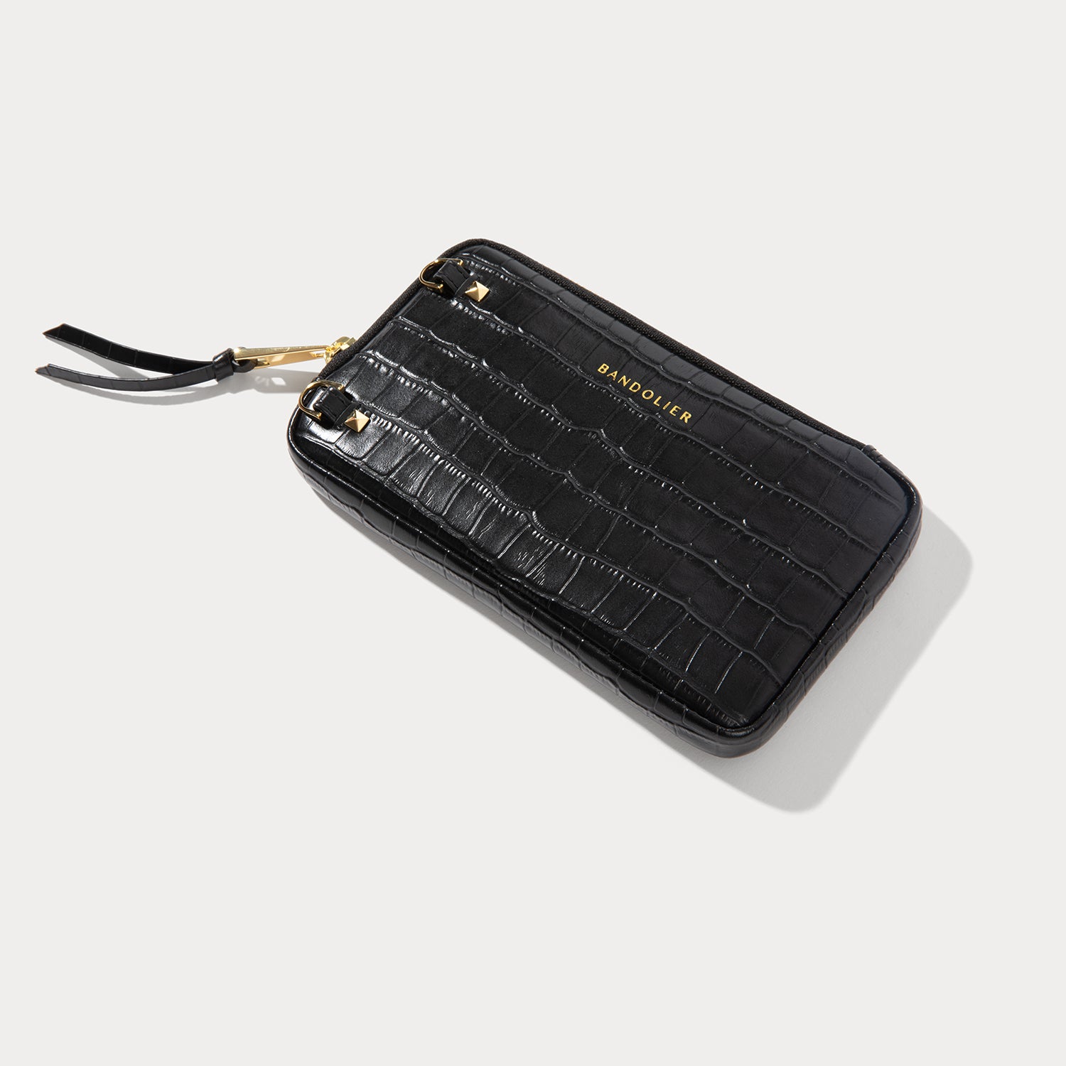 Astrid Wristlet - Black/Gold