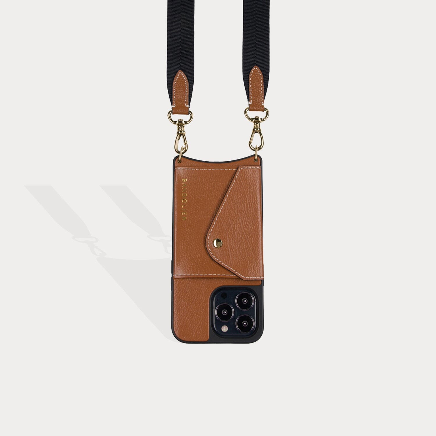 100% Genuine Leather Handbag Strap With Golden Buckle, Short/long