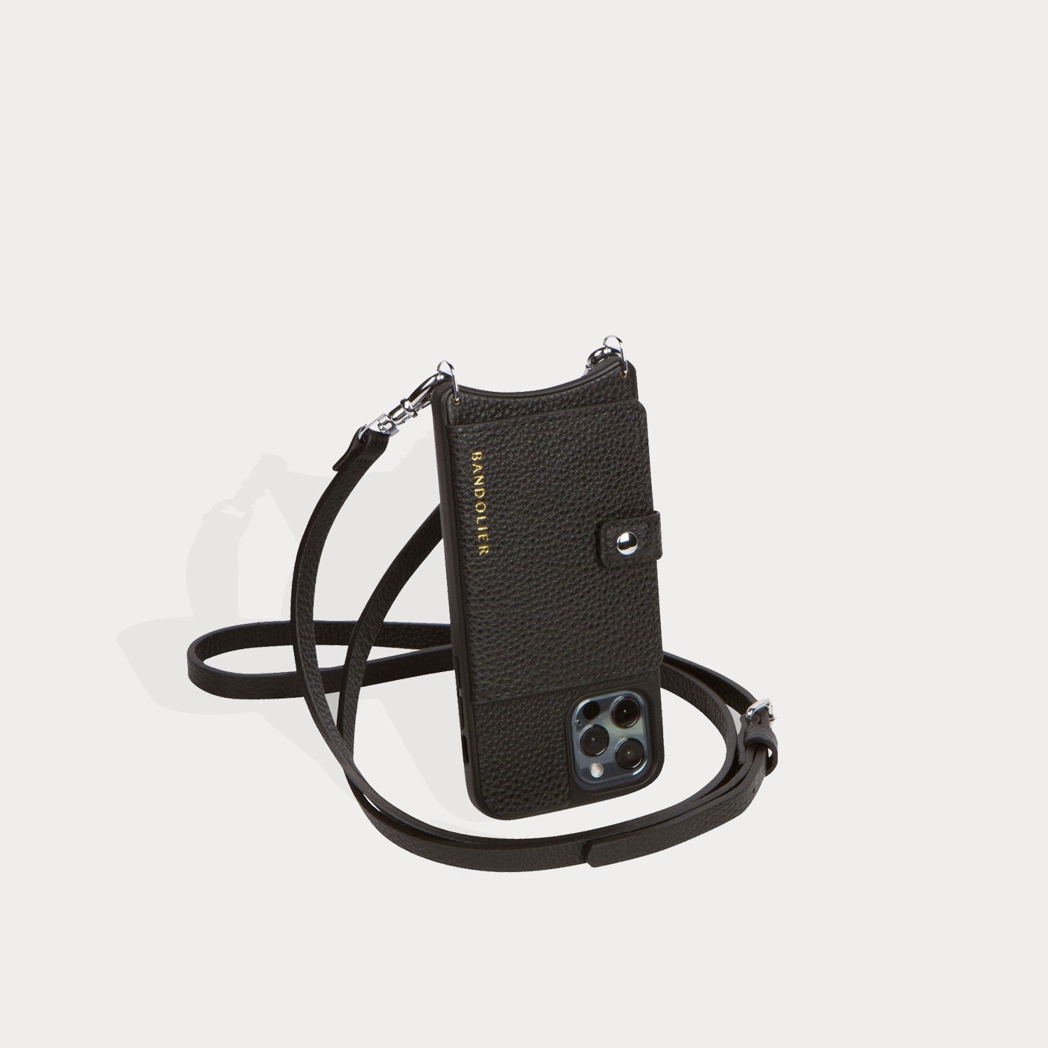 Mila MagSafe Charging Crossbody Bandolier Black/Silver