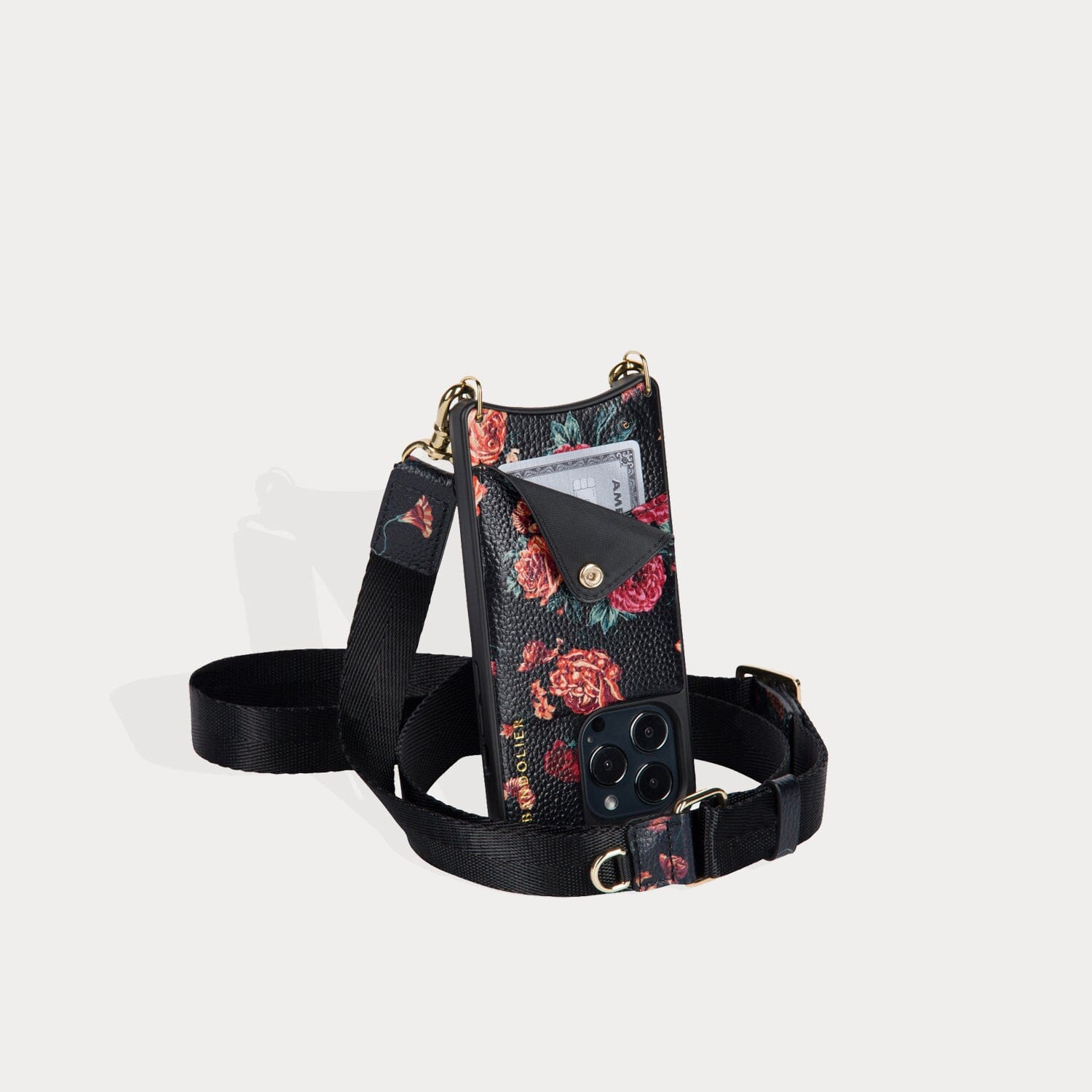 Black floral crossbody Clearance