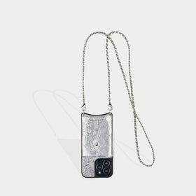 Lily Lace Side Slot Bandolier - Metallic Silver/Silver Accessories Bandolier 