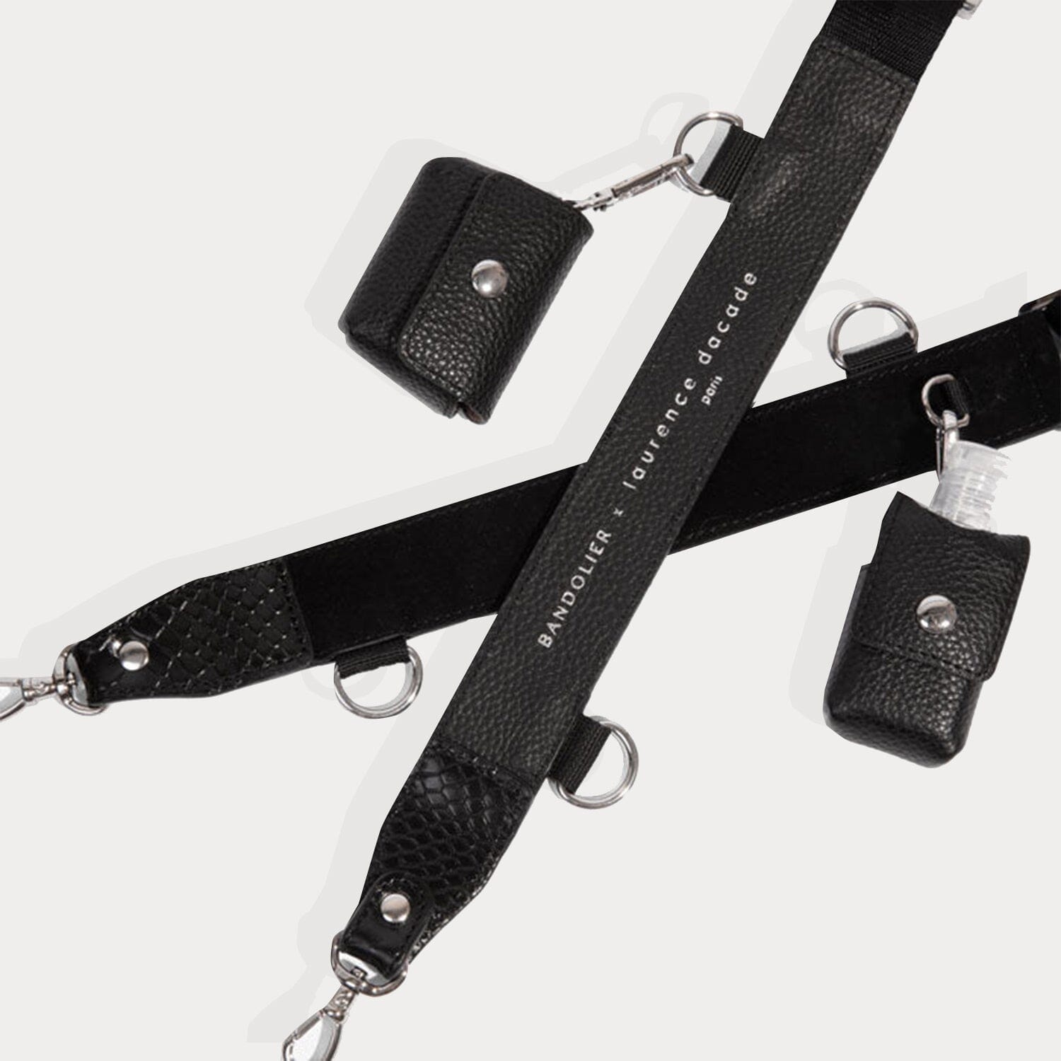 Fiona Strap Only - Black/Silver Accessories Accessories 