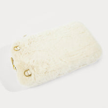 Faux Fur Expanded Pouch - Ivory/Gold Bandolier Core Bandolier 